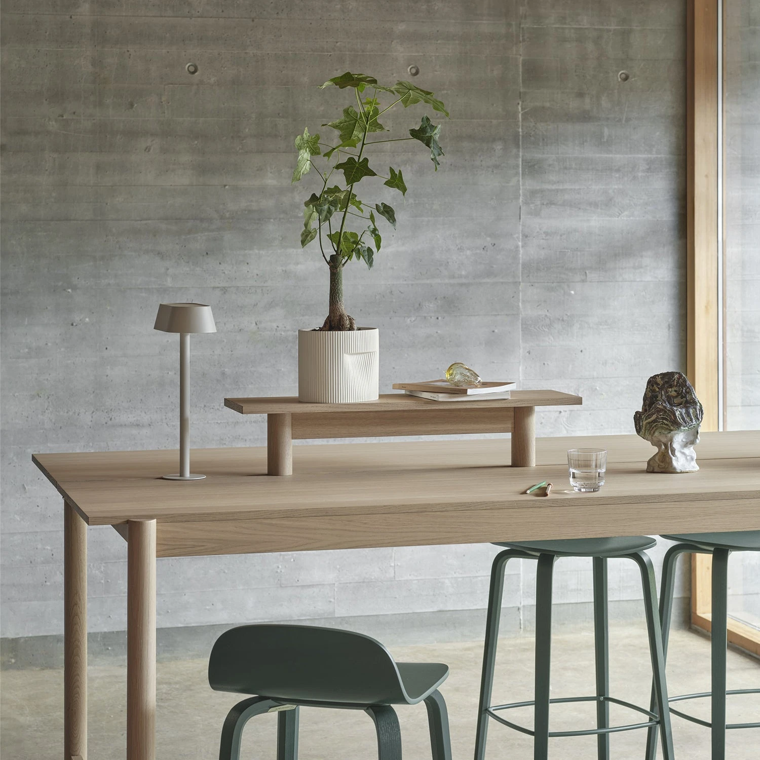 Muuto | Ridge Planter | Moss Green 24cm - Image 6