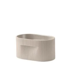 Muuto | Ridge Planter | Beige 13cm