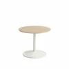 Muuto | Soft Side Table 48x40cm | Solid Oak + Off White - DC