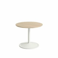 Muuto | Soft Side Table 48x40cm | Solid Oak + Off White - DC