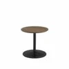 Muuto | Soft Side Table 41x40cm | Solid Smoked Oak + Black ~ DC