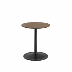 Muuto | Soft Side Table 41x48cm | Solid Smoked Oak + Black ~ DC