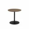 Muuto | Soft Side Table 48x48cm | Solid Smoked Oak + Black ~ DC