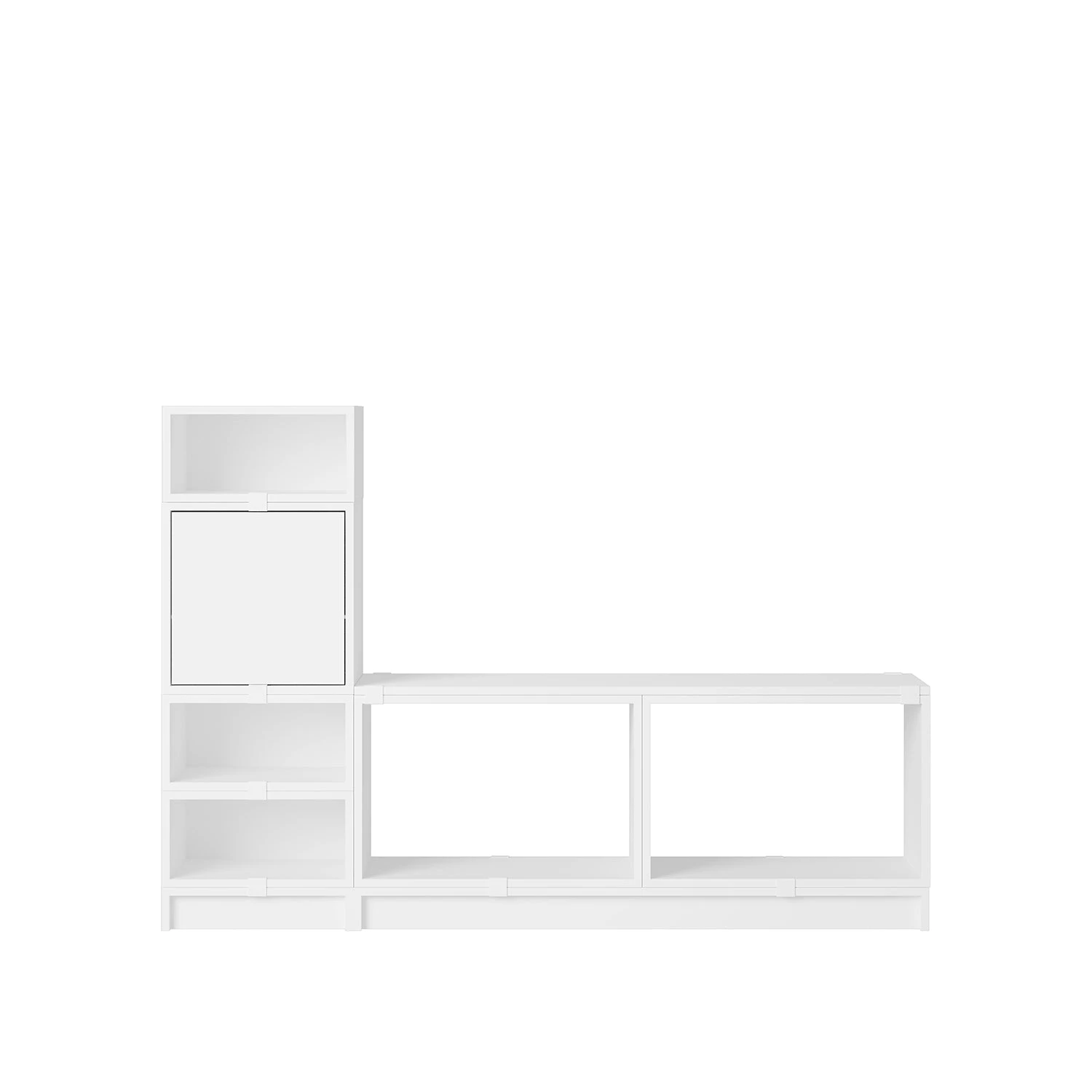 Muuto | Stacked Storage System | Plinth 43.5cm | White - Image 4
