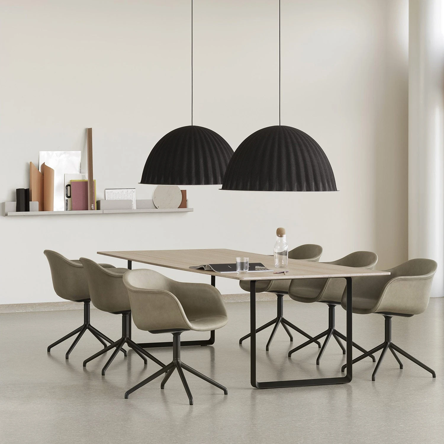 Muuto | Under The Bell Pendant Lamp | Black 82cm - Image 2