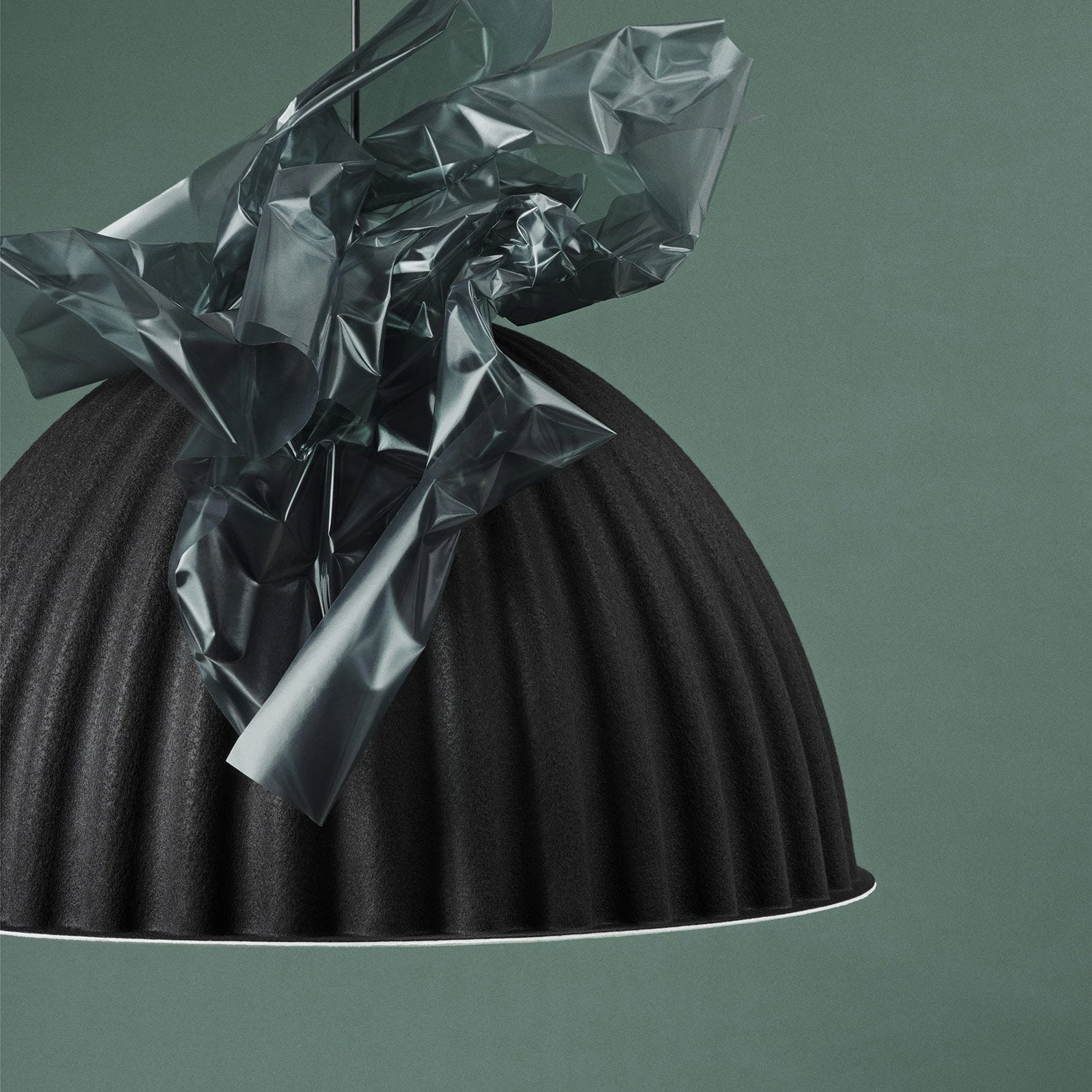 Muuto | Under The Bell Pendant Lamp | Black 82cm - Image 4