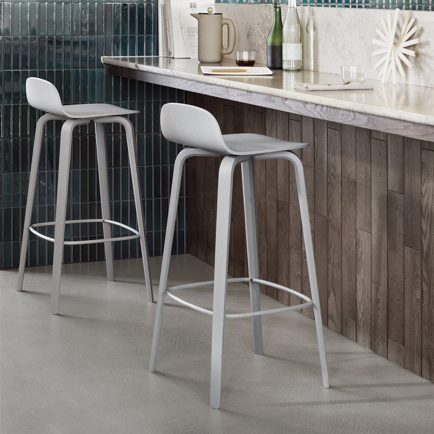 Muuto | Visu Bar Stool | 75cm Black - Image 2