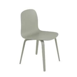 Muuto | Visu Chair | Wood Base | Dusty Green